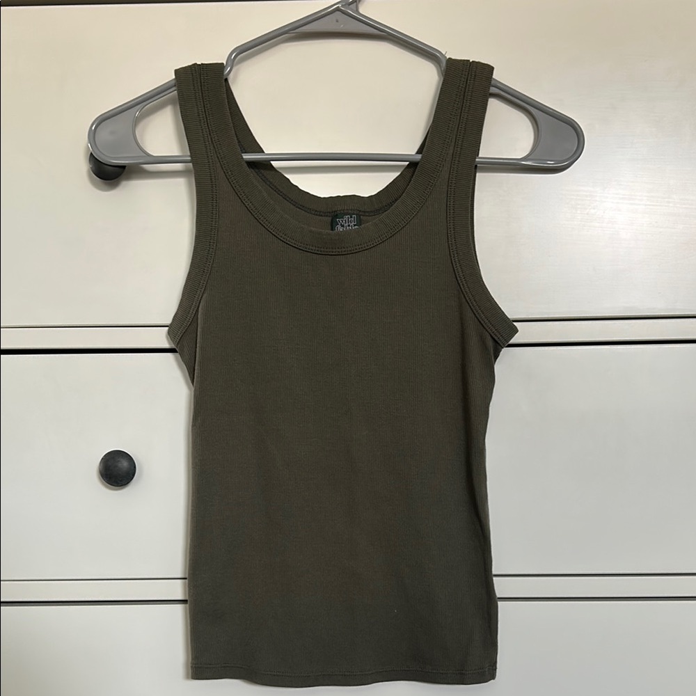 Olive Green Tank Top